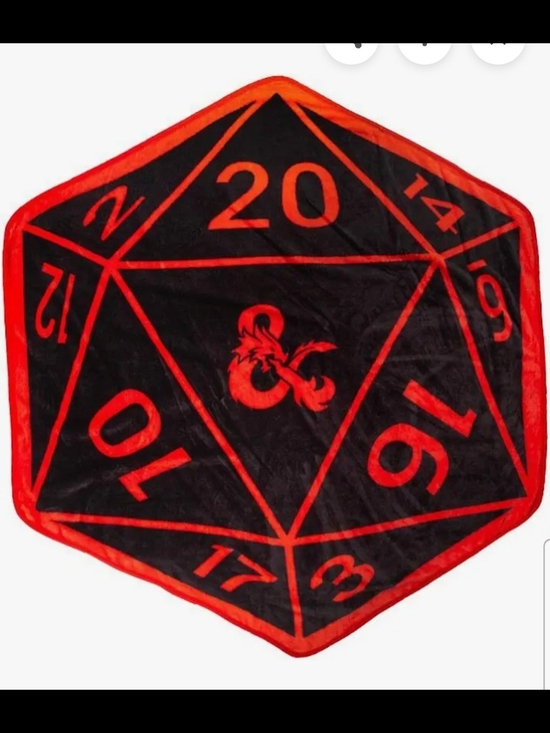 Other - Dungeons & Dragons Dice Throw Blanket